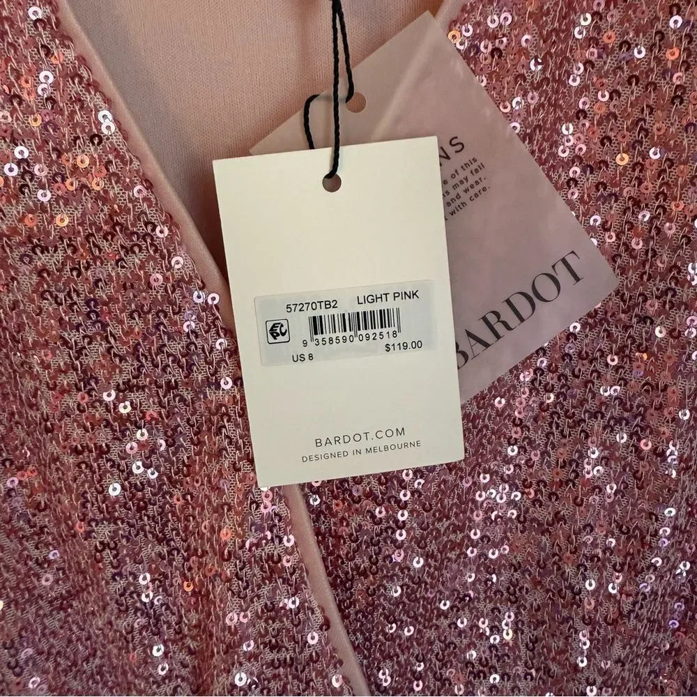 Bardot Emelia Sequin Wrap Bodysuit - Picture 6 of 6
